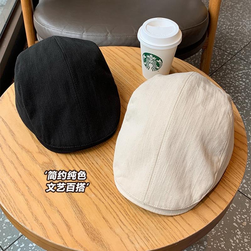 Antique anti-beret children summer cap retro street forward hat male thin painter newsboy