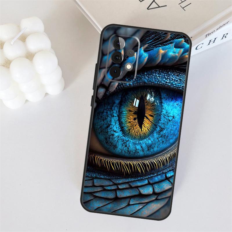 Dragon Eye Gothic For Samsung Galaxy A55 A35 A15 A36 A56 A26 A16 A22 A32 A52 A54 A34 A53 A33 A13 A06 A05 Case