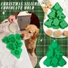 Christmas silicone chocolate molds Christmas Chocolate Molds 3D Festive Snowflake Tree Santa Moulds oven safe molds