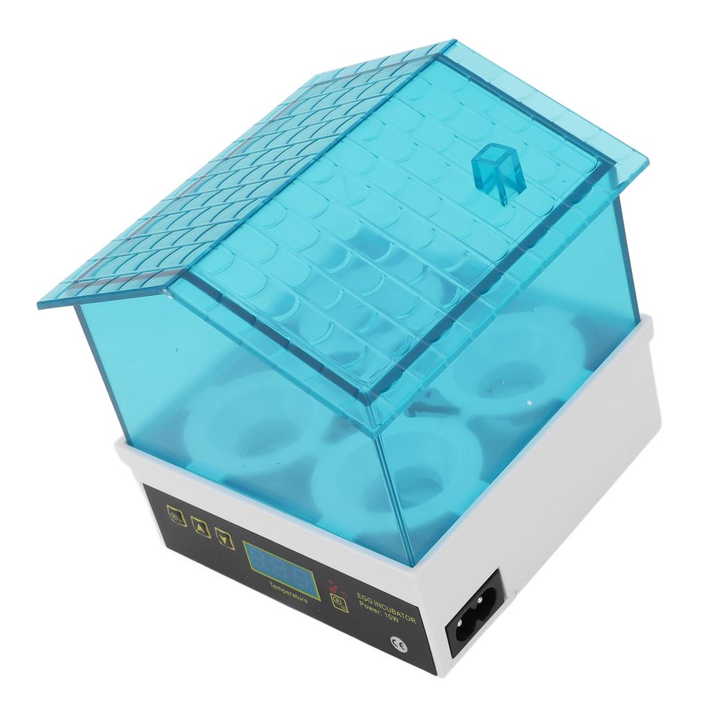 Small Egg Incubator 4 Egg Slots Adjustable Temperature Humidity Portable Automatic Hatching Egg Incu