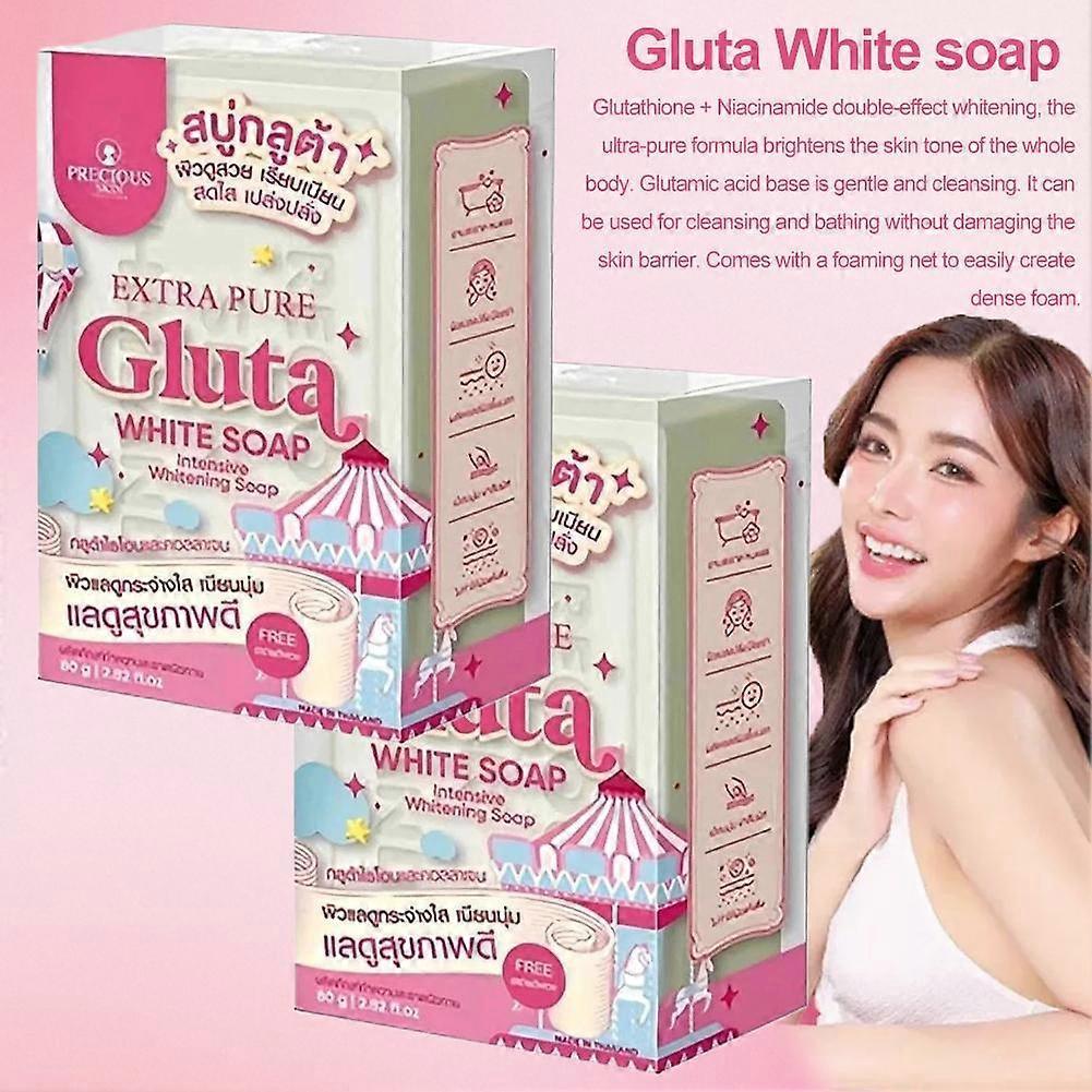 Sabonete de Glutationa com Niacinamida, Sabonete de Banho e Limpeza, 80g, Clareador