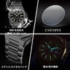 Olevs wristwatch mens black waterproof analog quartz octagonal watch stainless steel date large dial male