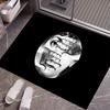 Modern Art Black White Girl Doormat Entrance Door Mats Linving Room Carpet Multiple Choice Kitchen Non-Slip Mat Home Bath Rug