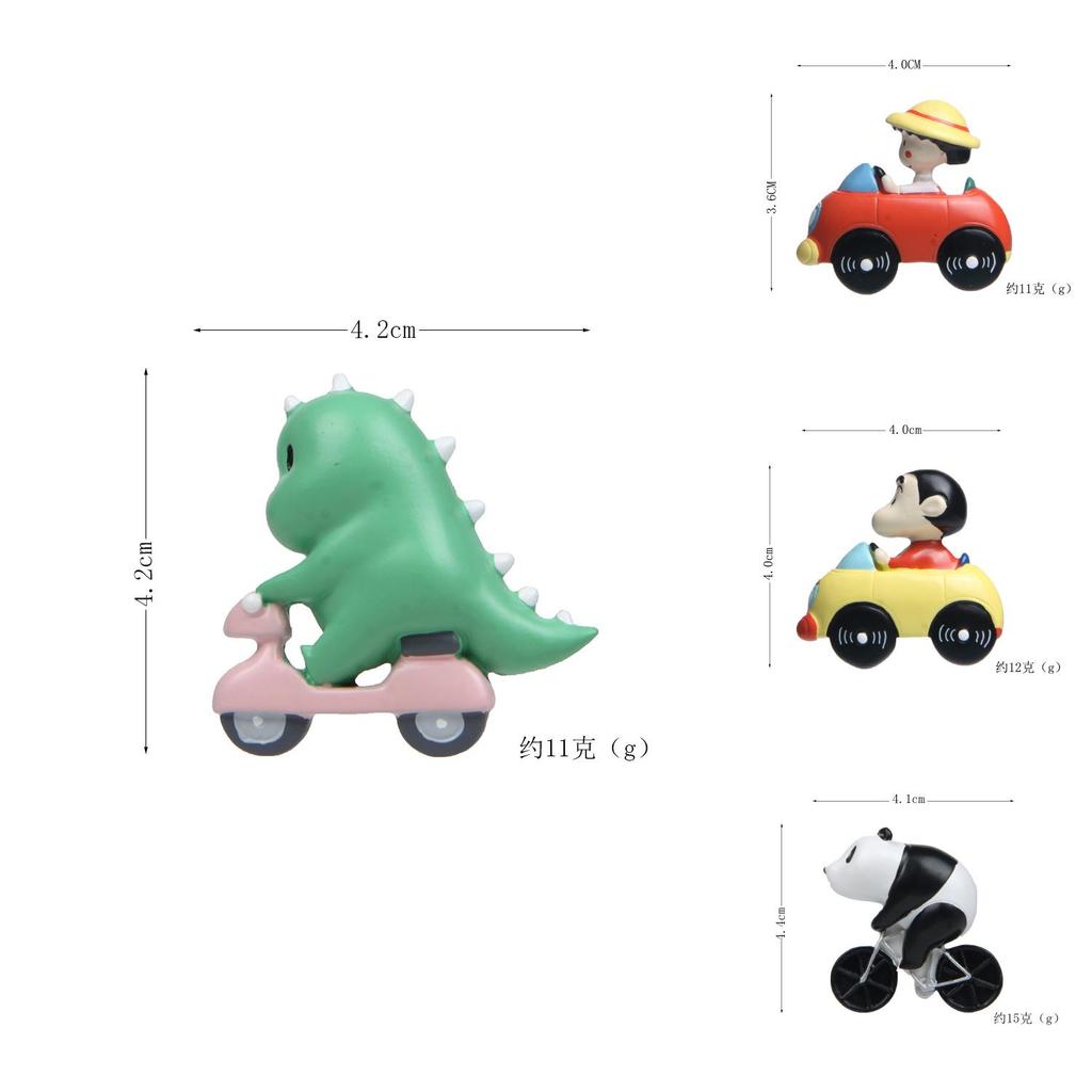 Mickey Mouse Drive A Car Resin Creative Refrigerator Magnet With Magnetic Base For Kids And Giftgiving