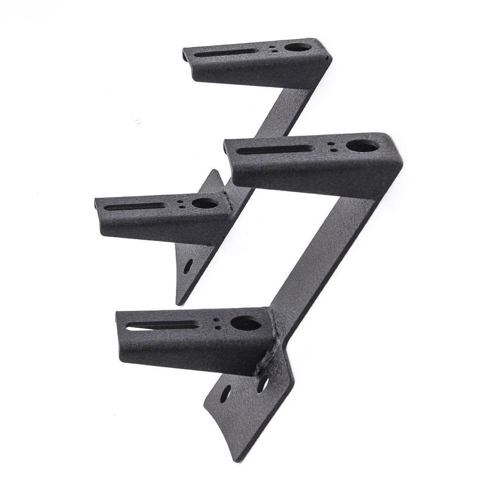 Jeep Wrangler A-Pillar Spotlight Bracket - Single/Double Layer Hood Mount