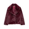 Kaslead New Arrival Women's Clothing Fashion Style Stylish Simple and Versatile Artificial Fur Effect Outwear 4360246