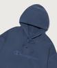 Big Logo Pigment Oversized Hoodie Blue