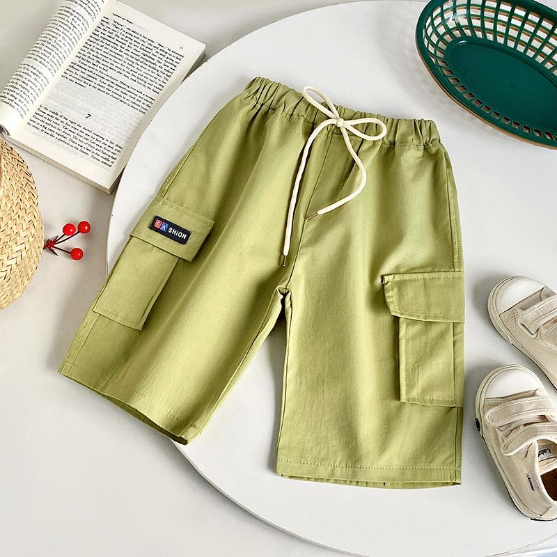 Korean Style Kids' Summer-Autumn Casual Workwear Pants