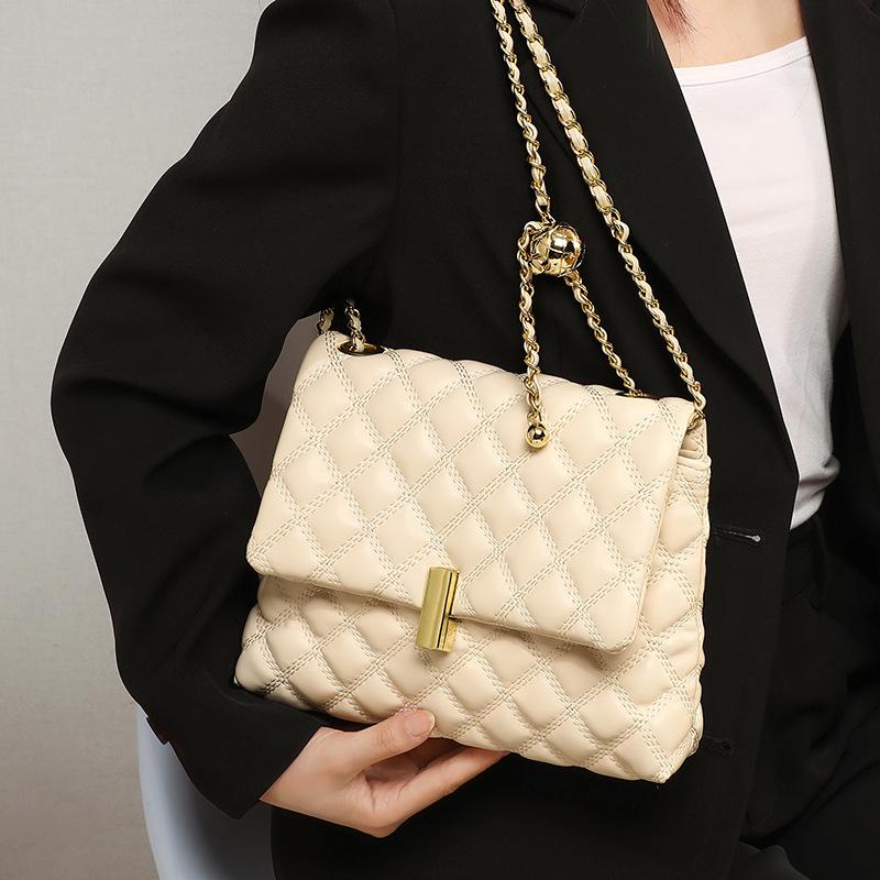 Bag Fashion Bag Women's Crossbody Bag Senior Sense Small Bag Spring/summer Classic Leather Chain Bag