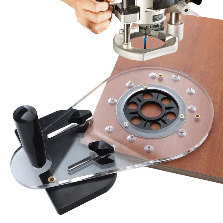 Carpenter Locator Universal Offset Router Base Plate for