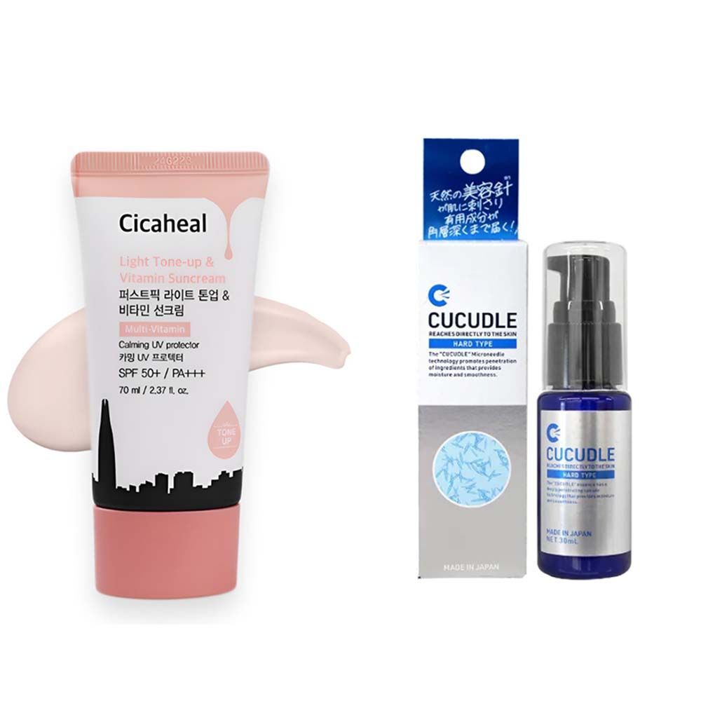 Non-sticky JTZRBLXB Light Tone-up Sunscreen Needle Shot Hard Type