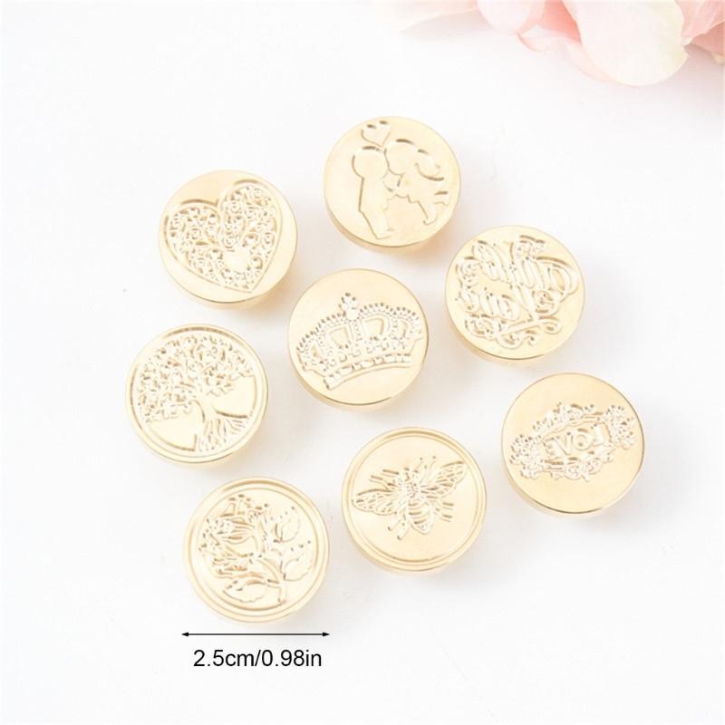 Retro Wax Seal Stamp Bees Heart Love Sealing Waxed Stamp for Invitation Envelopes Cards Photo Letter Decoration