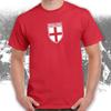 England Shield Print T-shirt England Home Nations Birthday Gift