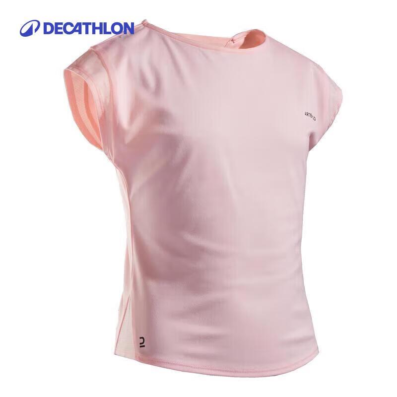 Decathlon Girls  Short Sleeve Breathable Quick-Dry T-Shirt 5-6Y