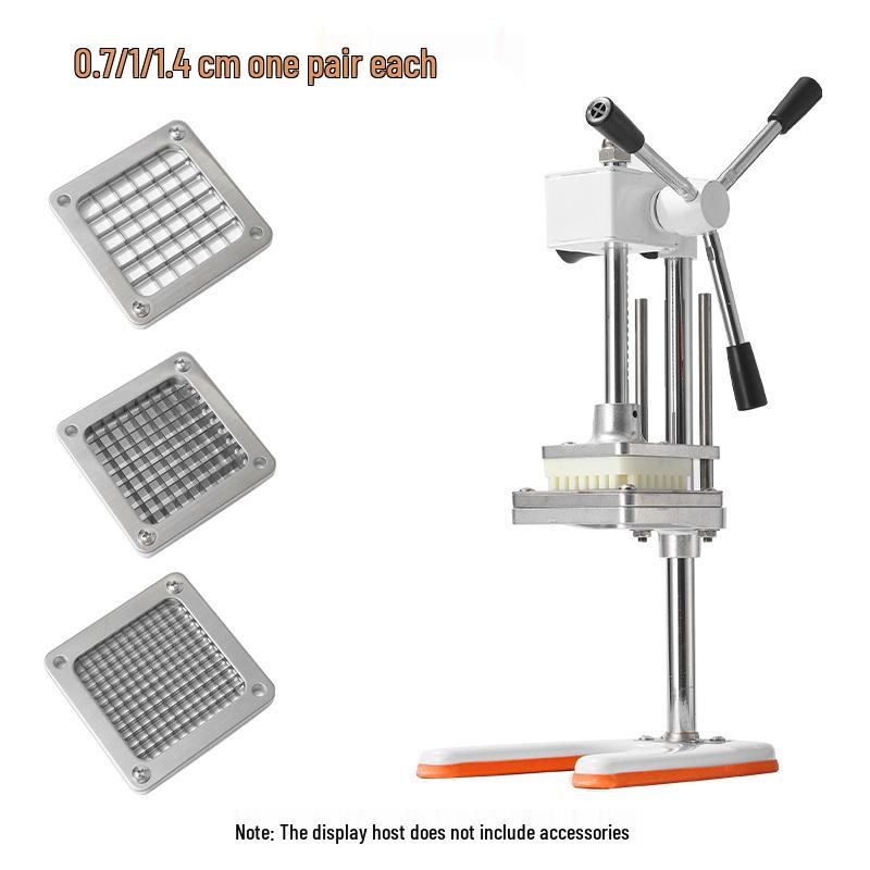Manual Vegetable Dicer: Fries Cutter, Potato & Cucumber Slicer, Vertical Radish & Strip Slicer.