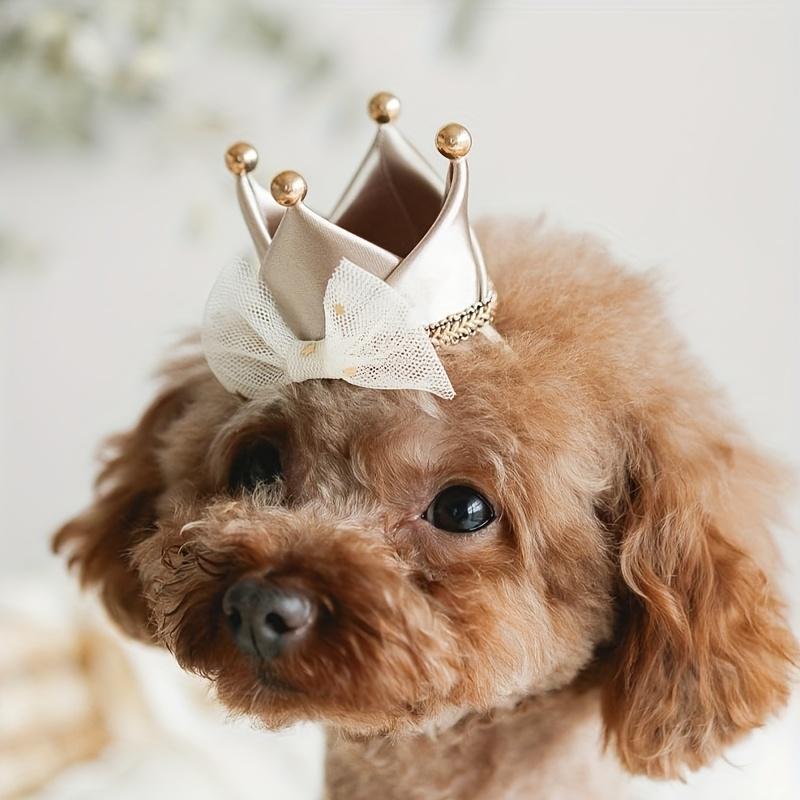 Mini Birthday Crown Pet Dog Cat Birthday Hat Cute Accessories Pet Cosplay Cosplay  Hair Clips Clips Grooming Supplies