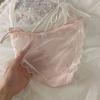 Low Waist Embroidery Flower Panties Transparent Mesh Lace Briefs Underwear for Women  Girl
