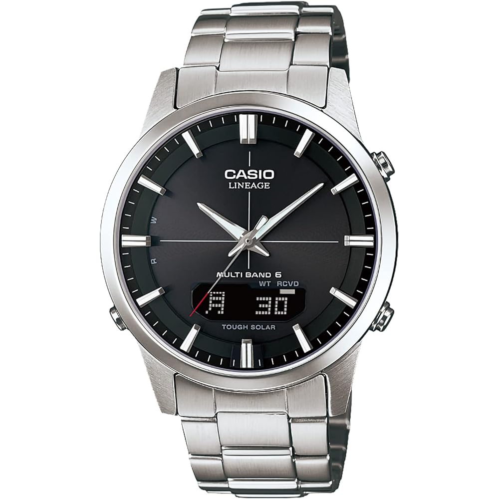 Casio] wristwatch LINIEGE [Genuine Japan] electric wave solar LCW-M170D-1AJF silver