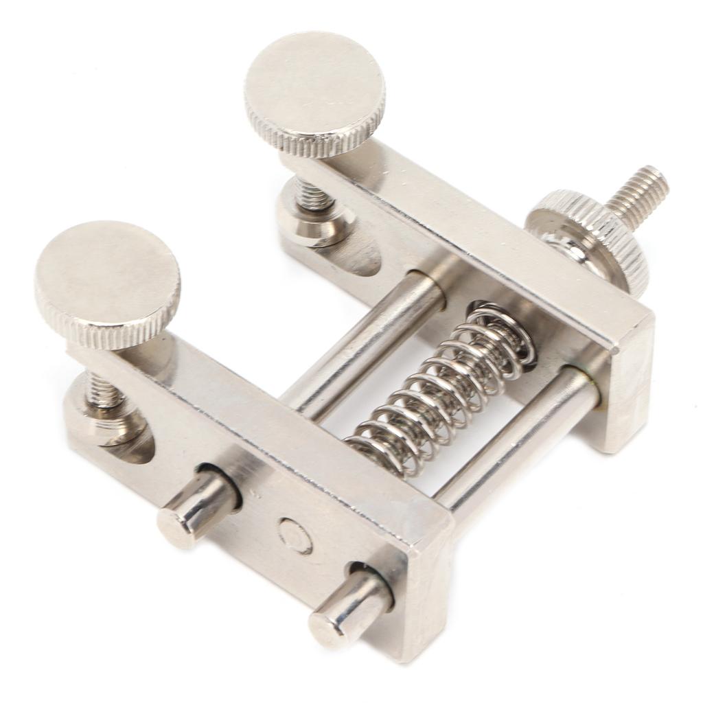 Violin Edge Clamp Crack Repair Tool Luthier Making Viola Cello Mounting Head FixtureSilver