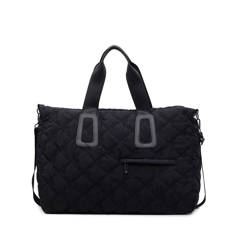 Herbst & Winter Diamantmuster Große Reise-Fitness-Handtasche & Umhängetasche