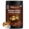 Adoçante Vitasierra de Fruta do Monge Sem Eritritol (300 gramas) - 1:1 Substituidor de Açúcar Adoçante 100% Puro de Fruta do Monge Orgânico
