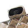 Great CHANEL Necklace Matelasse Bag Motif COCO Mark Pill Case Leather Chain B22P Used