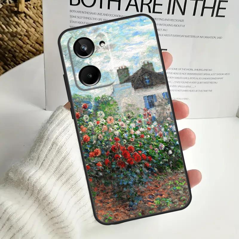 Claude Monet Art Painting Case For Realme C67 C55 C53 C51 C35 C33 C31 C30 C25s C21Y GT Neo 5 GT5 9 10 11 12 Pro Plus