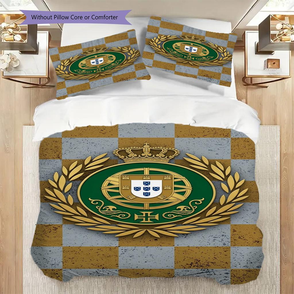 Vibrant City Sports Celebration Bedding (1 * duvet cover + 2 * pillowcase, without core) Bedding set Duvet cover and pillowcase Soft and comfortable