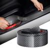 Car Bumper Protector Door Sill Stickers Carbon Fiber Rubber Tape Anti Scratch