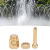 Gold Landscape Nozzle Brass Pond Sprinkler Durable Fountain Direction Jet  Landscape Design
