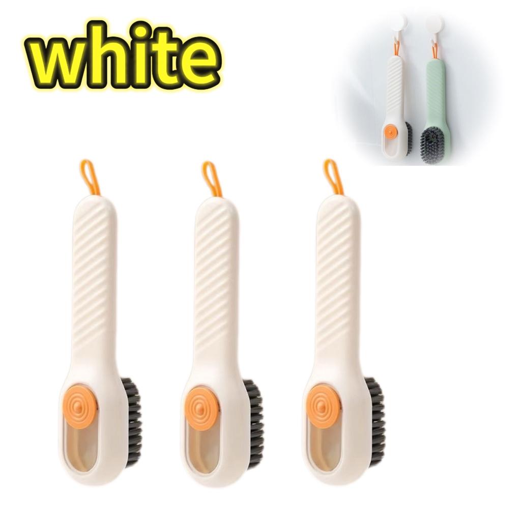Multi- Shoe Cleaning Brush with Liquid Squeeze Out No Damage To Shoes Soft Bristle Laundry Cleaning Brush for Home Use