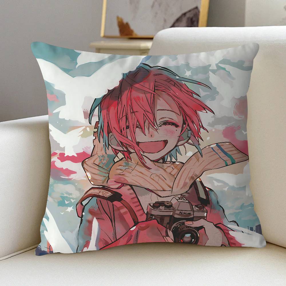 Anime M-mitsuba Pillow Cover For Bedroom Room And Living Room Sofa Decorative Cushion Cover