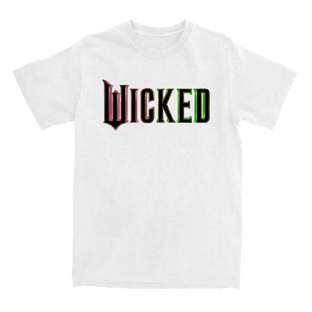 Fantasy Movies Wicked Tshirt Short Sleeve Casual WomenMen Tshirts Funny Film Graphic Printing Teeshirt Round Neck Cotton Tees