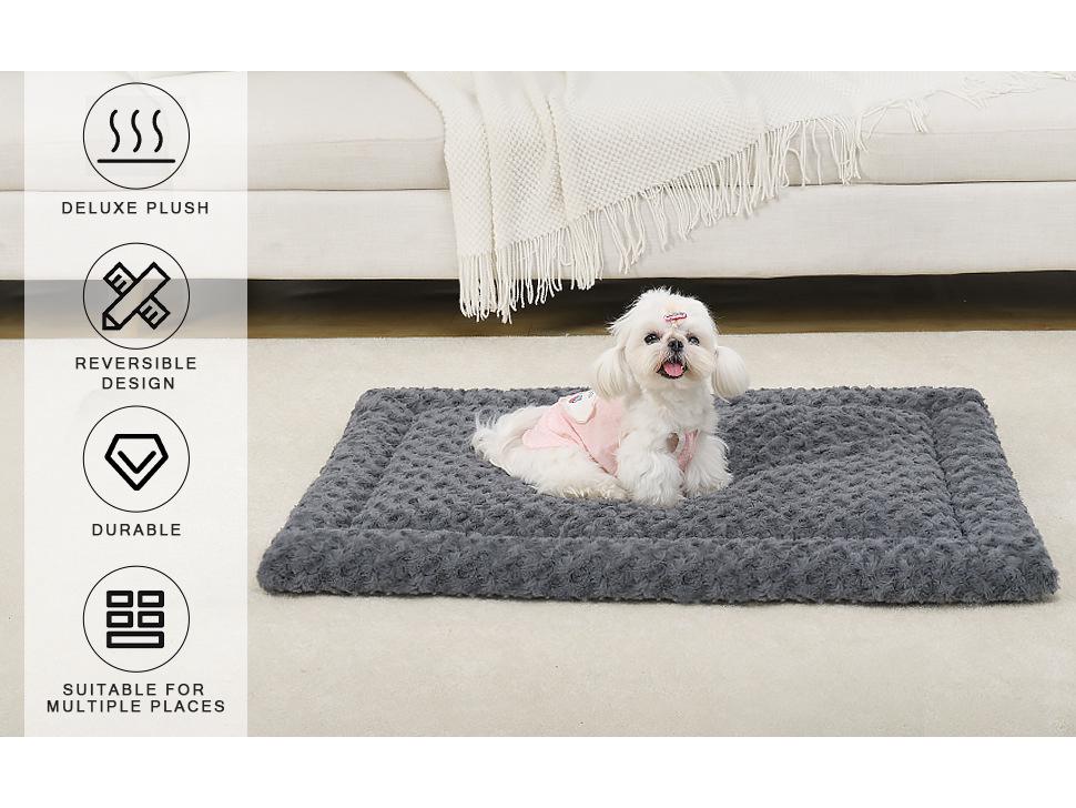 Summer Thin All-Season Pet Bed - Rose Velvet Double-Sided Mattress for Dogs & Cats