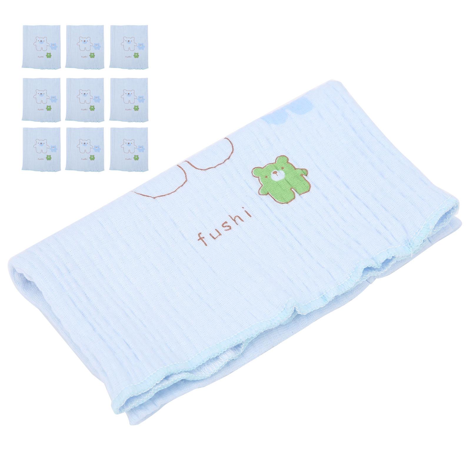 

Toddler Abdominal Circumference Baby DoubleLayer Thickened Cotton High Elastic Belt(Blue )