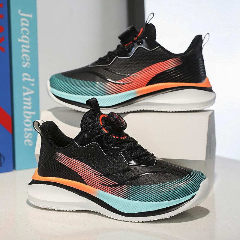 2025 Kids' Red Rabbit Winter Running Shoes: Warm, Lightweight, Velvet-Lined Leather Sneakers