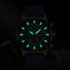 Multifunctional Quartz Men'S Watch Chronograph Silicone Strap Watch 913