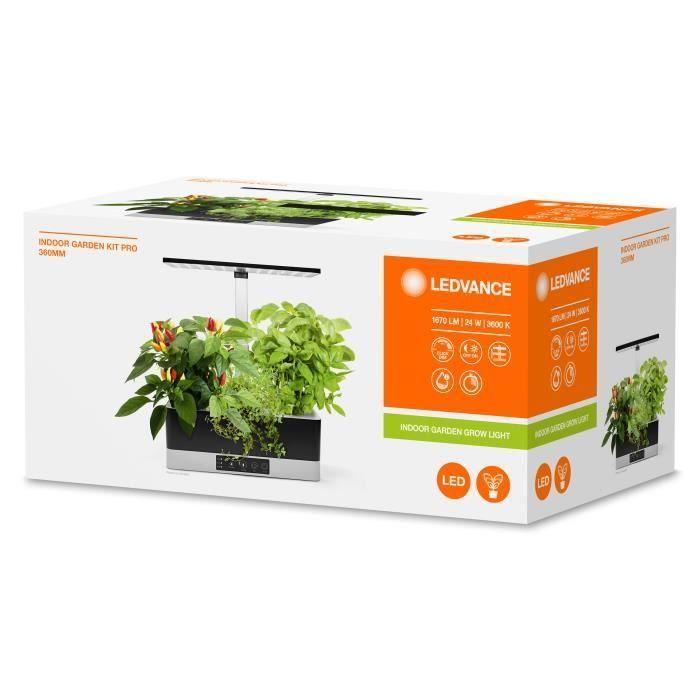 Luminaire - LEDVANCE - Indoor Garden KIT Pro 360 BK - 24 W - 220-240 V - Angle de rayonnement 110°