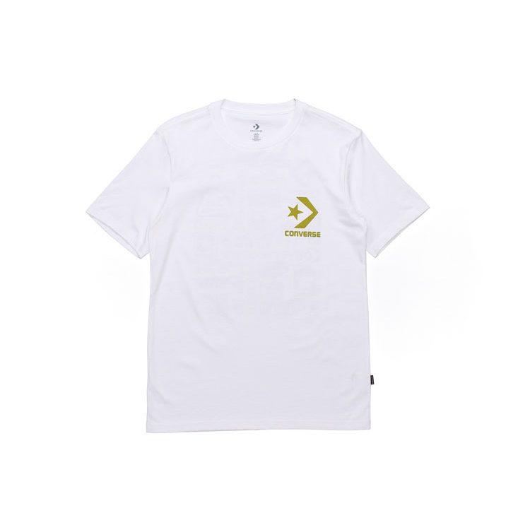Converse Set In Sleeve T Shirt Men's White 10018868-A01