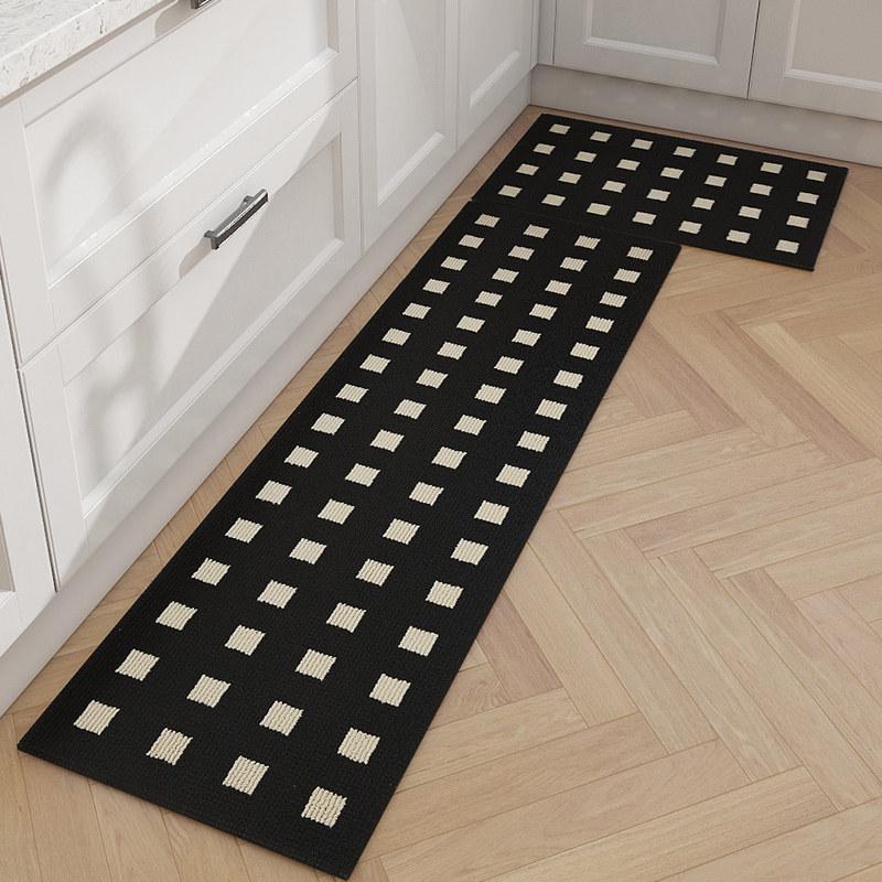 

Non-Slip Oil-Proof Kitchen Floor Mat, Wash-Free & Stain-Resistant Water-Absorbent Carpet 45x70cm Non-Slip, Oil-Proof