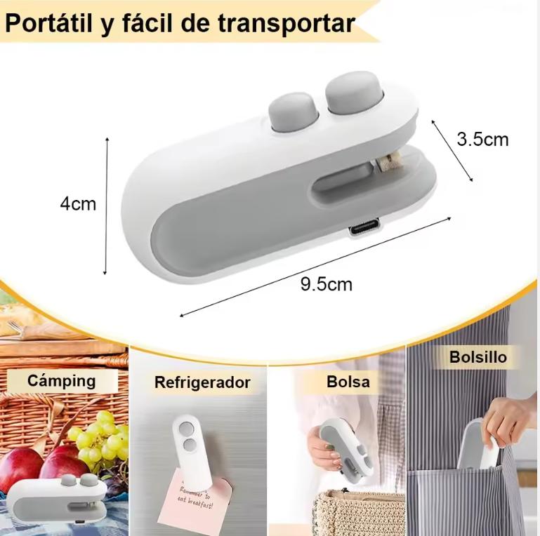 Xiaomi Mini Heat Bag Sealing Food Packaging Heat Sealer Machine Package Sealer Bags Plastic Food Sealer Clip Bag Handheld Sealer