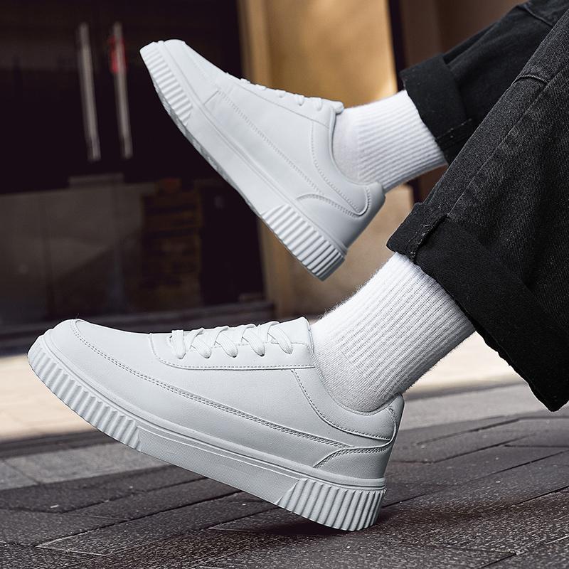 Men Skateboard Shoes Women White Sport Shoes Couple Black Wide Palm Basketball Shoes Large Size Sneakers