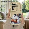 Phone Case: 2D Flat Samsung Galaxy A34 A35 M05 M06 S20 S22 S21 FE Plus 5G Protective Case, Couple Style, Ghost Companion, Christmas and Halloween Gift