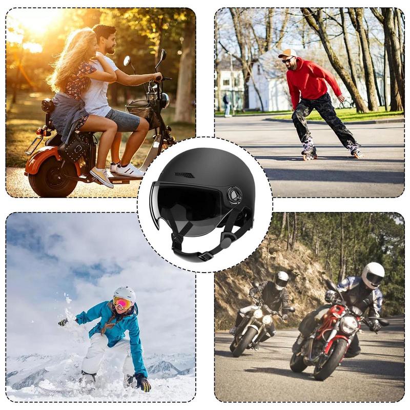 Motorcycle Classic Helmet Retro Scooter Half Helmet Men Women U ltralight Cycling Helmet For M TB Road Bike Bicycle Motorcycle