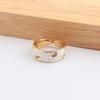 2026 New Colorful Eye Rings For Women White CZ Handmade Enamel Lovely Cat Unique Trendy Ring Party Fashion Jewelry