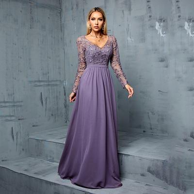 Mgiacy Women's Dinner Dress (Heavy Industry) Evening Dress Ball Dress Party Dress Bridesmaid Dress