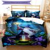 3pcs Wizard Bedding Set Duvet Cover Closure Includes 1 Duvet Cover & 2 Pillowcases, Soft and Comfortable for All Seasons.