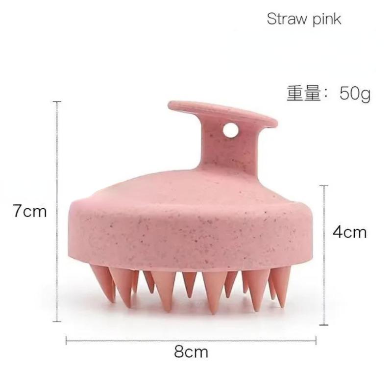 Silicone Shampoo Brush Head Scalp Massage Comb Hair Washing Comb Body Massage Brush Bath Shower Brush Salon Hairdressing Tool