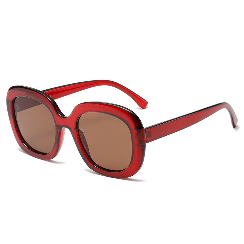 

Женские солнцезащитные очки Модные солнцезащитные очки для женщин HD Квадратные очки против усталости Ретро Пластиковые солнцезащитные очки в квадратной оправе UV400 Многоугольные солнцезащитные очки