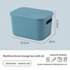 Modern Plastic Storage Bin With Lid For Home Office Organizing And Toy Collection